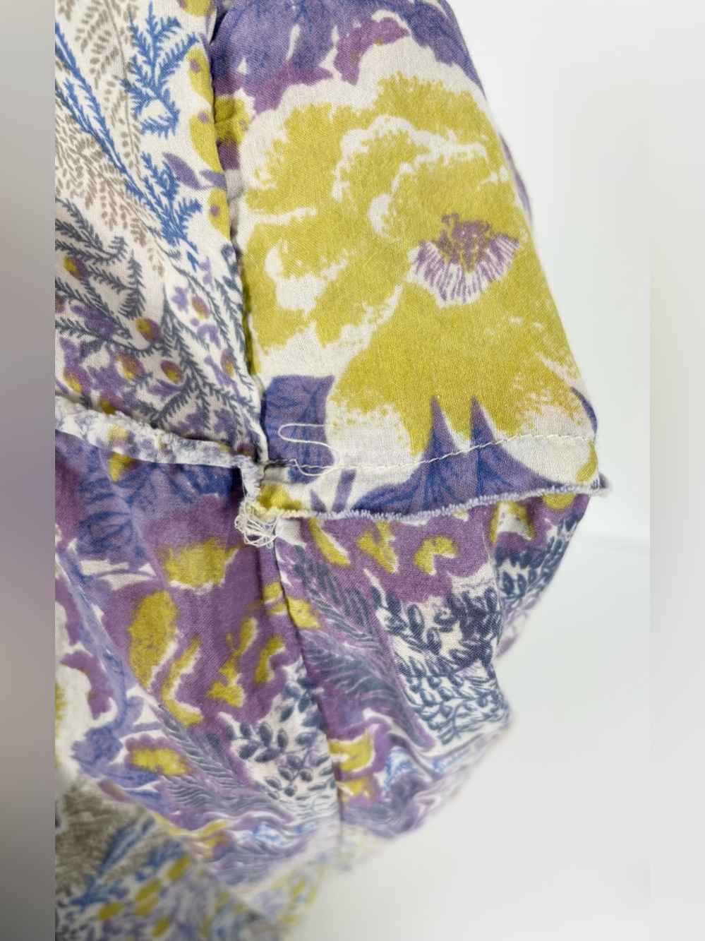 Anthropologie Tie Waist Fairycore Floral Butterfly Patterned Balloon Harem Pant - Picture 7 of 9